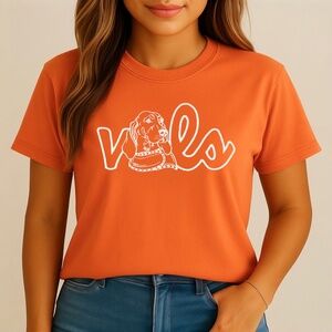 Smokey VOLS Embroidered t-shirt, Comfort Colors unisex UT VOLS